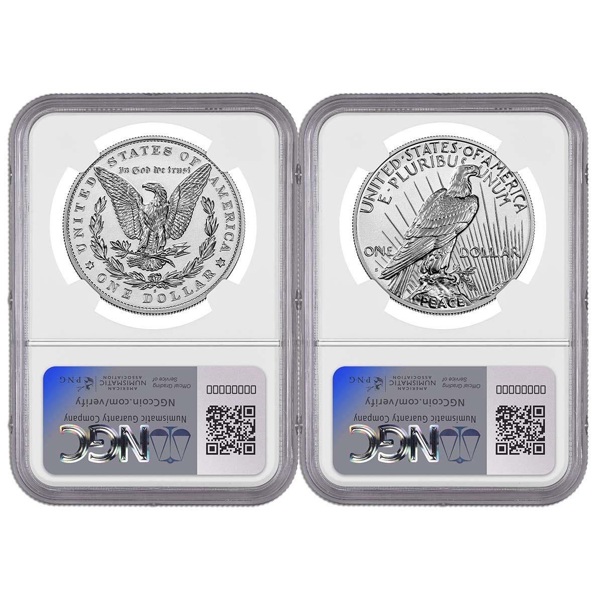 ★最高鑑定品　PF70リバースプルーフNGC　2023年 バッファロー 銀貨 2023-S Reverse Proof Morgan & Peace Dollar NGC rev PF70