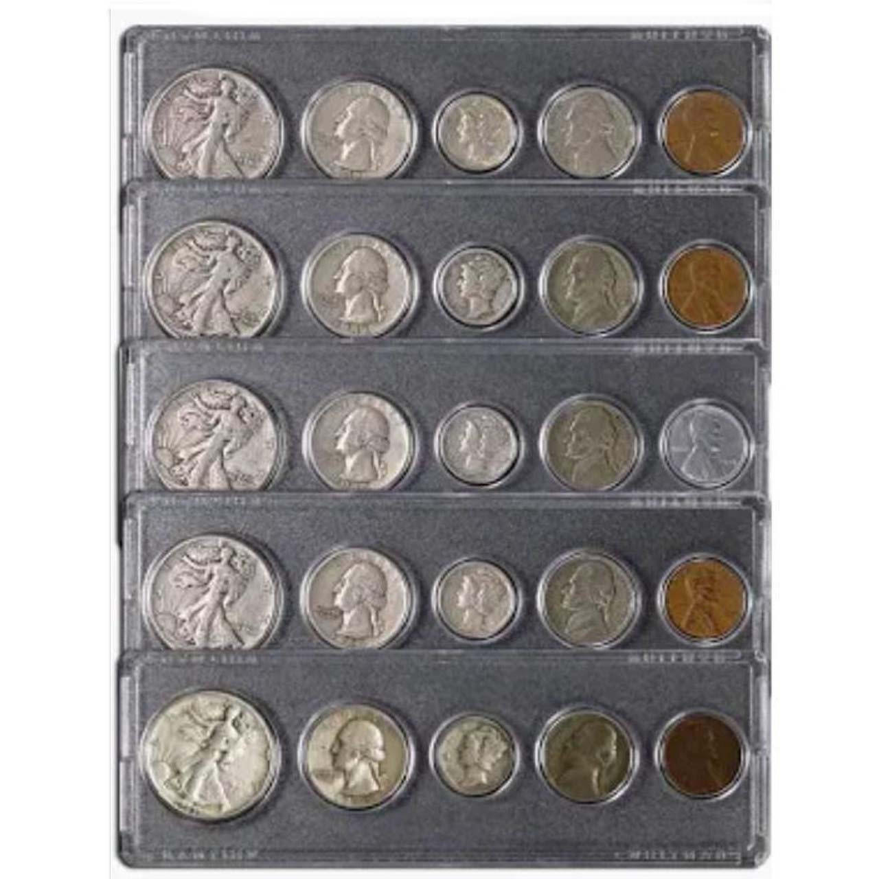 1941-45 Complete Year Denomination 5-pc Set