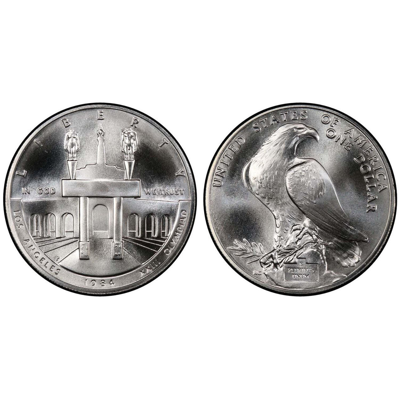 Buy 1984-P Olympic Dollar Brilliant Uncirculated online at Bullion