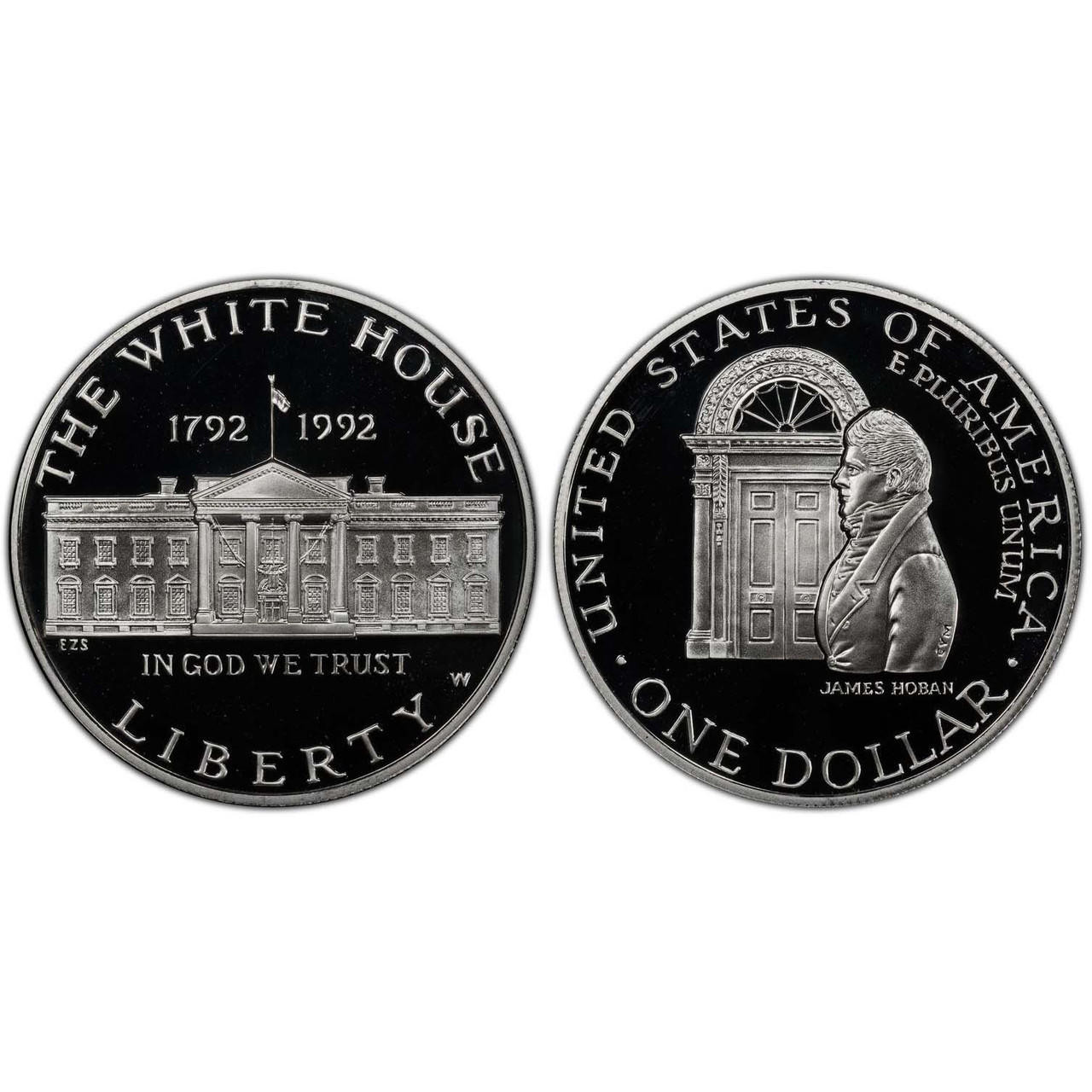 Bullionshark 1992 White House Dollar GEM Proof