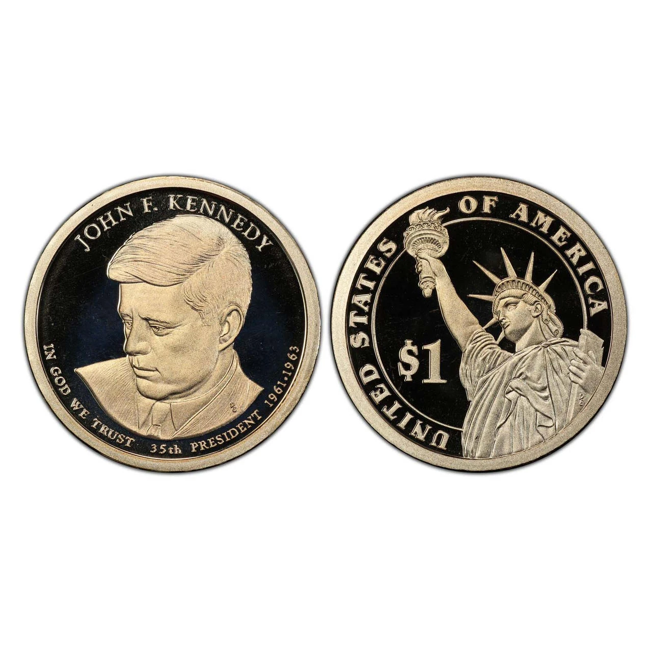 Buy 2015-S John F. Kennedy Presidential Dollar - Proof online.