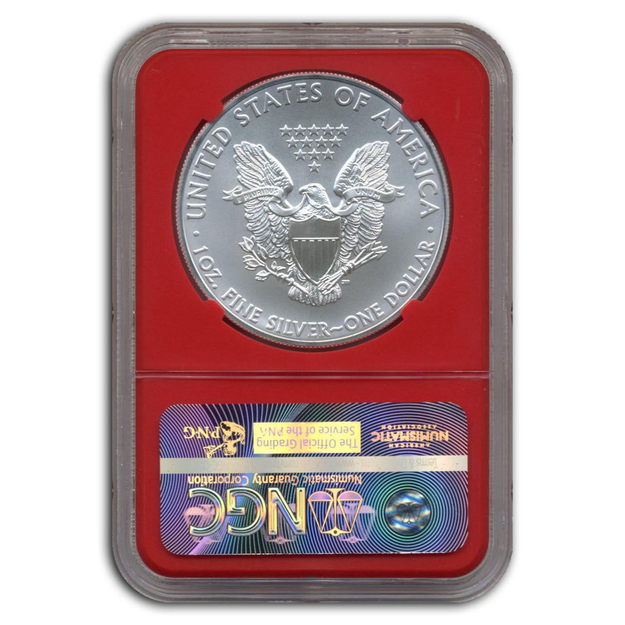 2011 (S) Silver Eagle NGC MS70 - Struck at San Francisco