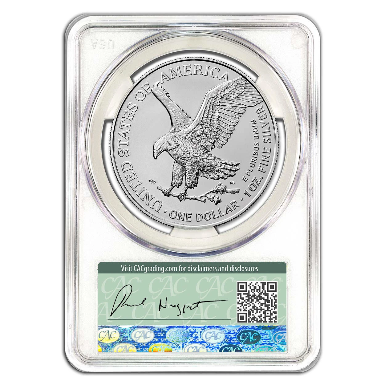 2024 $1 American Silver Eagle CAC MS70 First Delivery - Paul