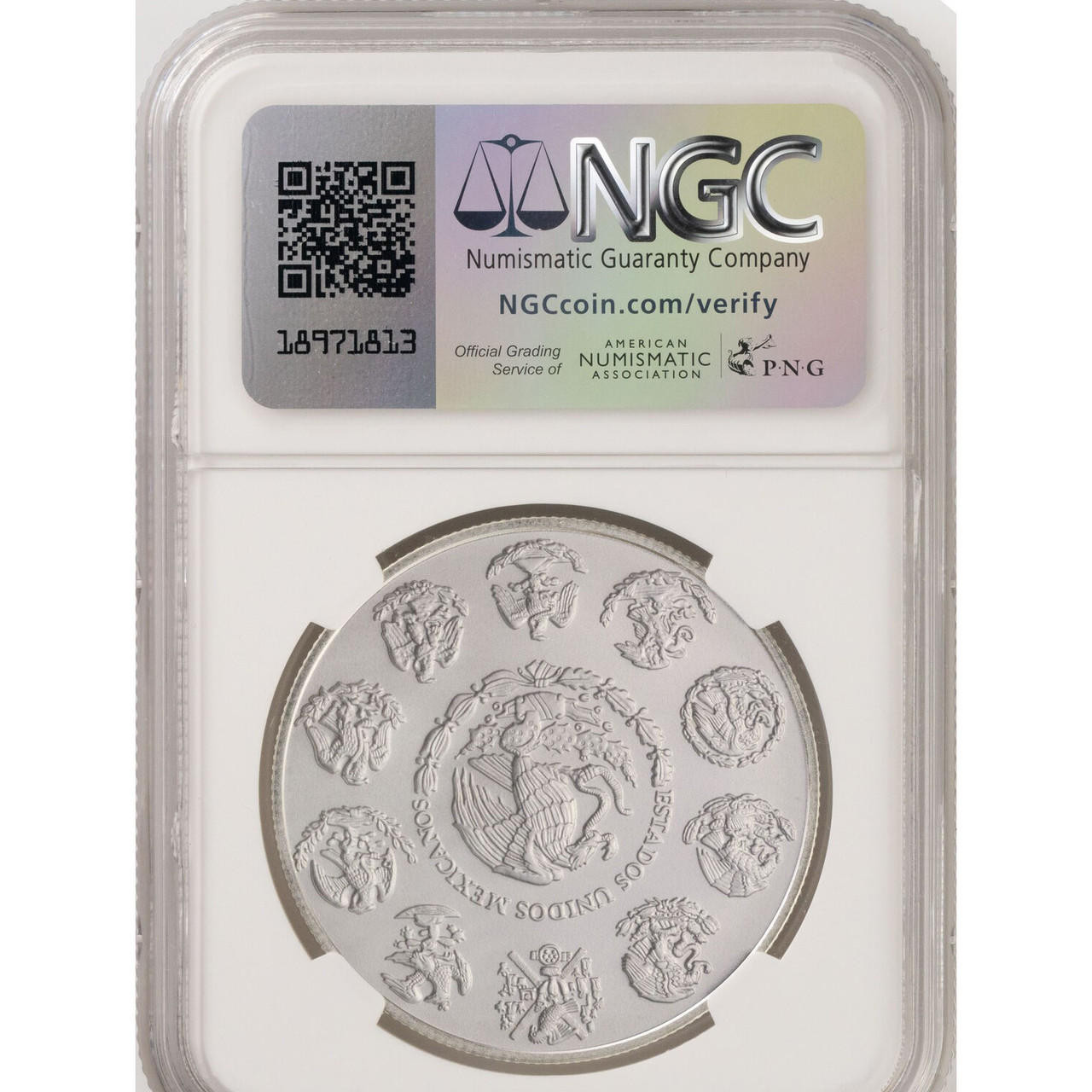 2023Mo Mexico Silver 1 Onza NGC MS 70 First Releases