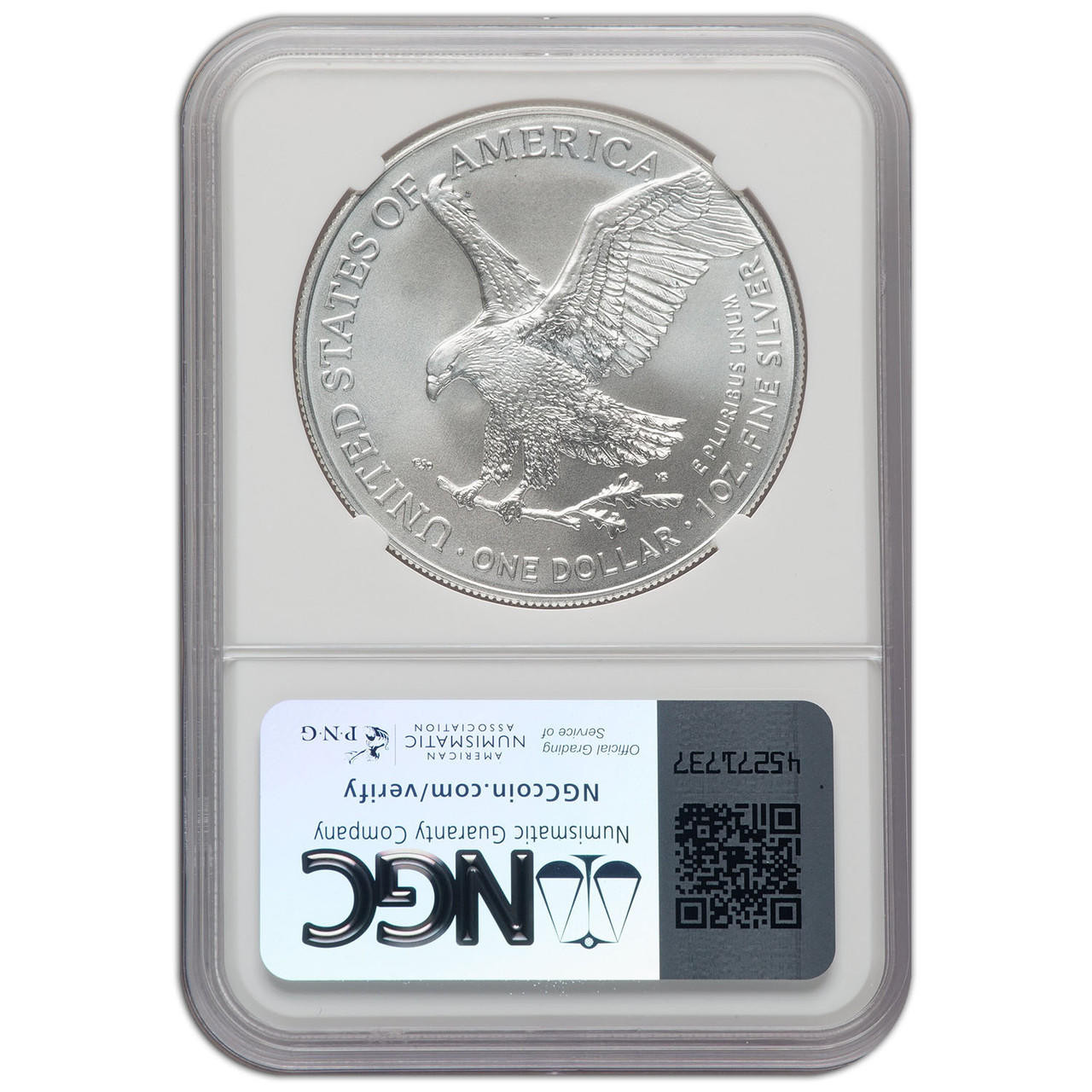 2024 Silver Eagle NGCX MS10 - Redbook Label