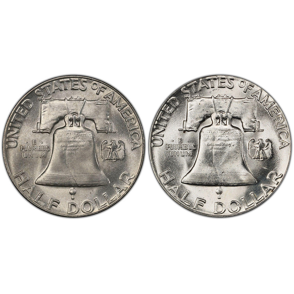1955 Franklin Half Dollar - Standard & 