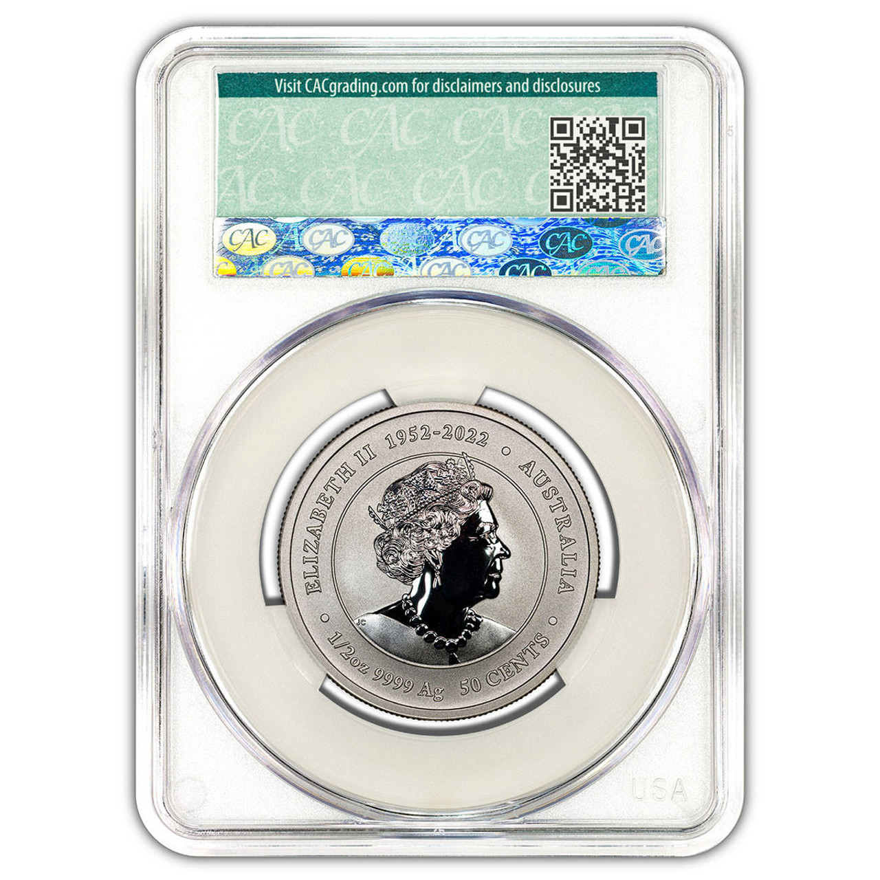 2024 1/2 oz Silver Perth Year of the Dragon CAC MS70 Magnum Opus