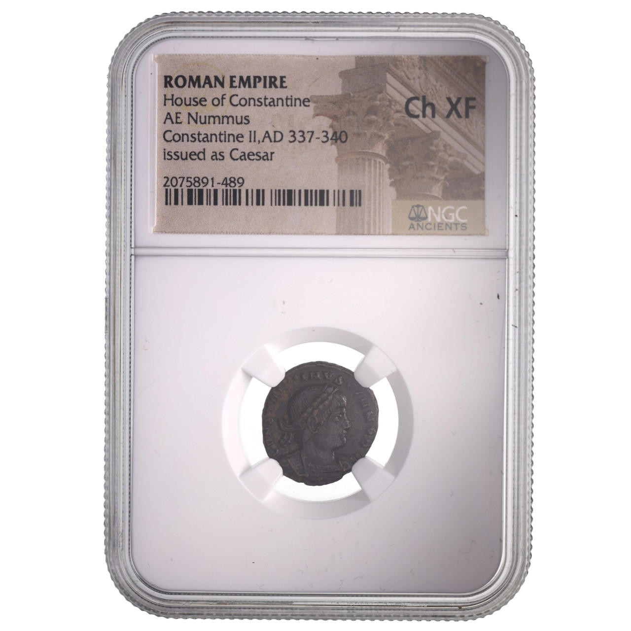 Roman AE of Constantine II (AD 316-340) NGC (CH-XF