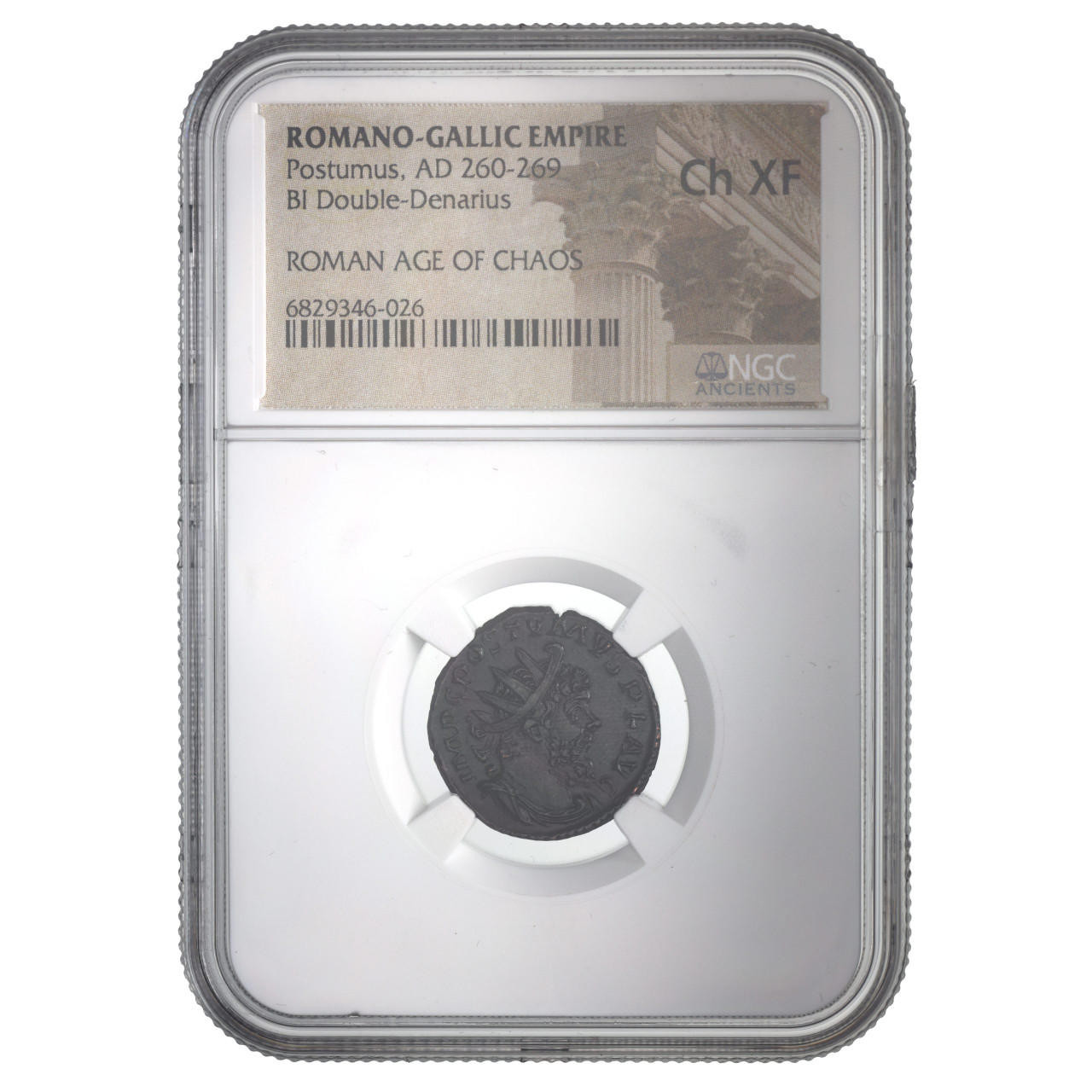 Bullionshark Roman AE of Postumus (AD 260-269) NGC(CH-XF)
