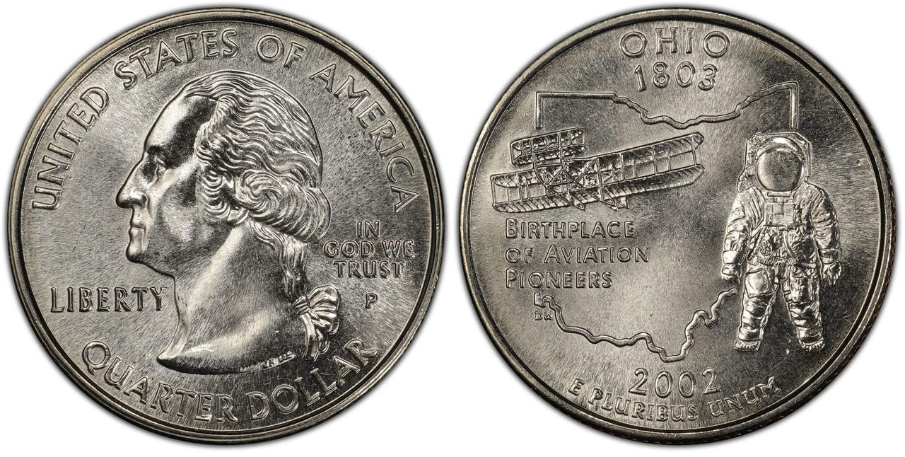 Buy 2002-P Ohio State Quarter BU Online