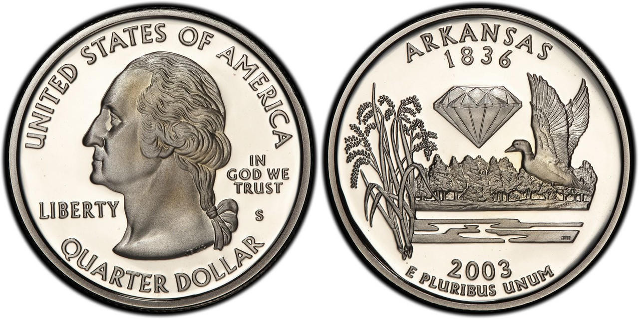 Buy 2003-S Arkansas State Quarter Choice Proof 90% Silver Online