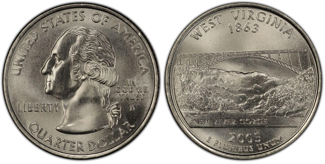 Buy 2005-D West Virginia State Quarter BU Online
