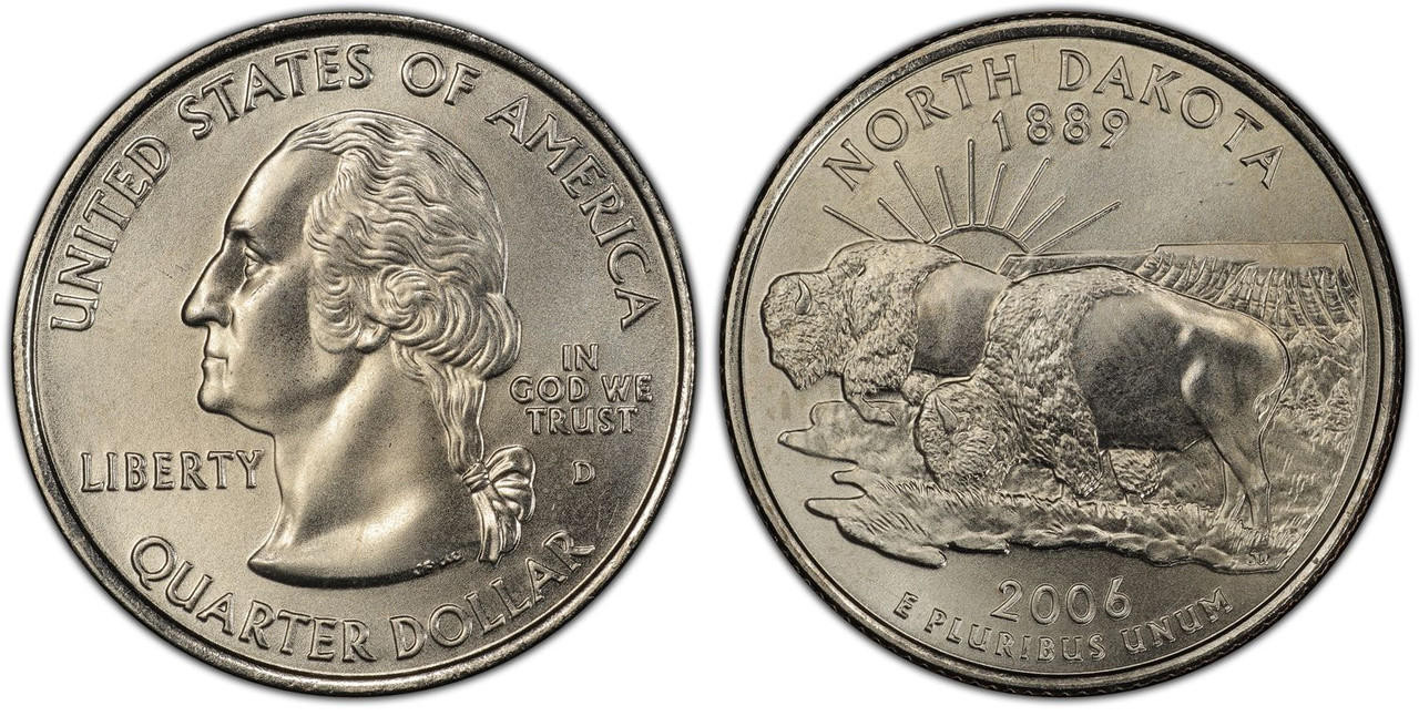Buy 2006-D North Dakota State Quarter BU Online