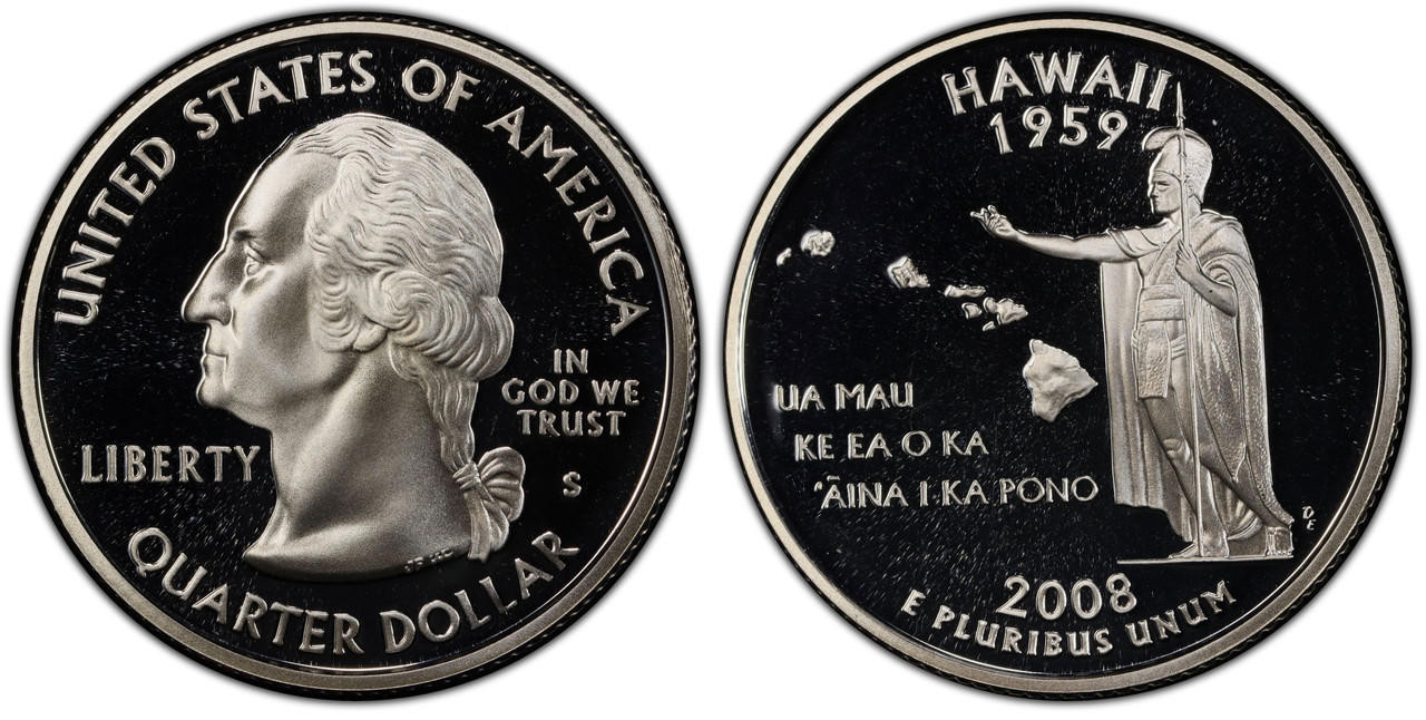 Buy 2008-S Hawaii State Quarter Choice Proof 90% Silver Online