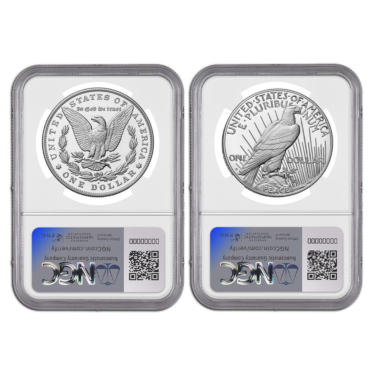 $5 おもちゃ・趣味 2024-S (PR70) プルーフ モーガン & ピース