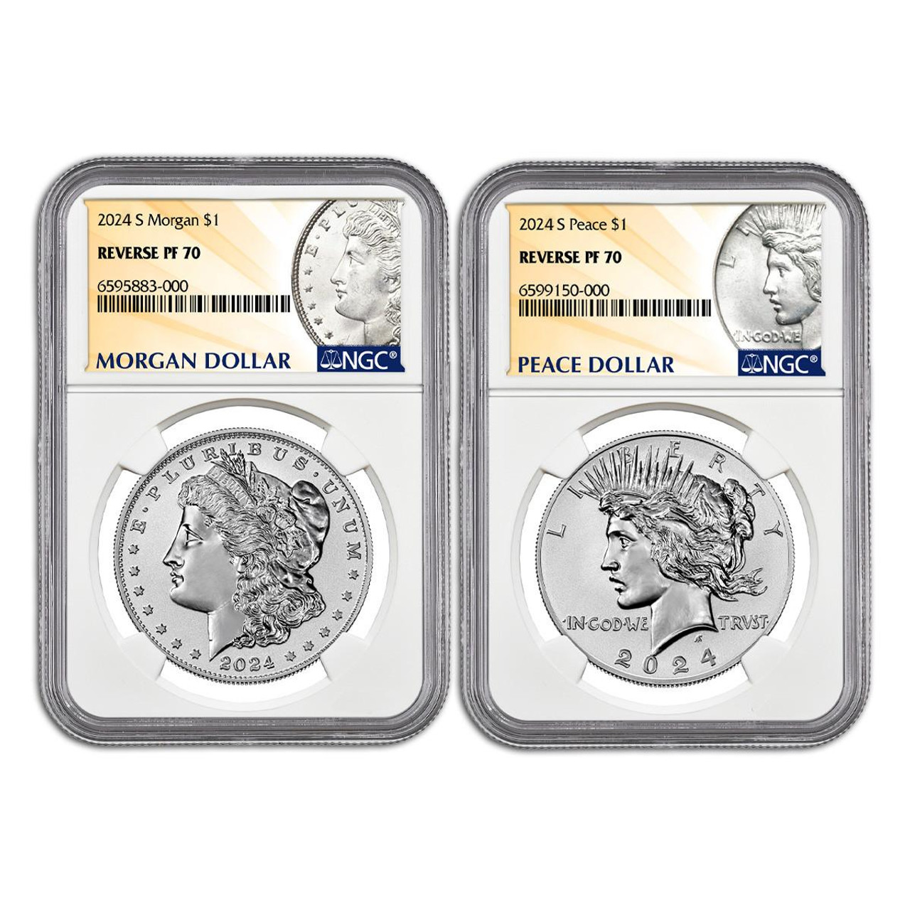 PCGS PR70DCAM 最高鑑定 2024-S モルガン 特別記念硬貨 PCGS PR70DCAM 最高鑑定 2024-S モルガン 特別記念硬貨