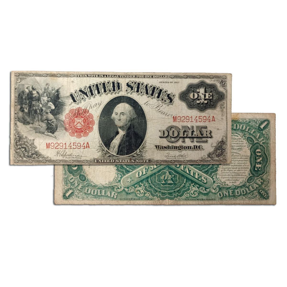 1917 $1 Washington Saw Horse Note
