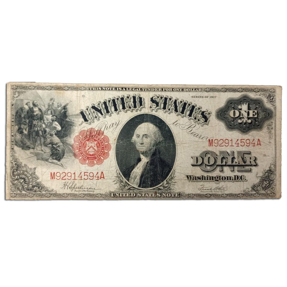 1917 $1 Washington Saw Horse Note