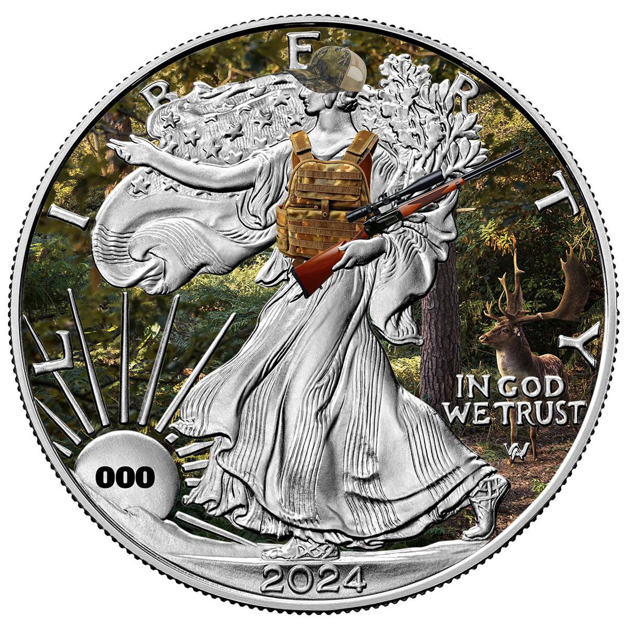 Buy Colorized Silver Eagle Coins Online : 2024 Silver Eagle