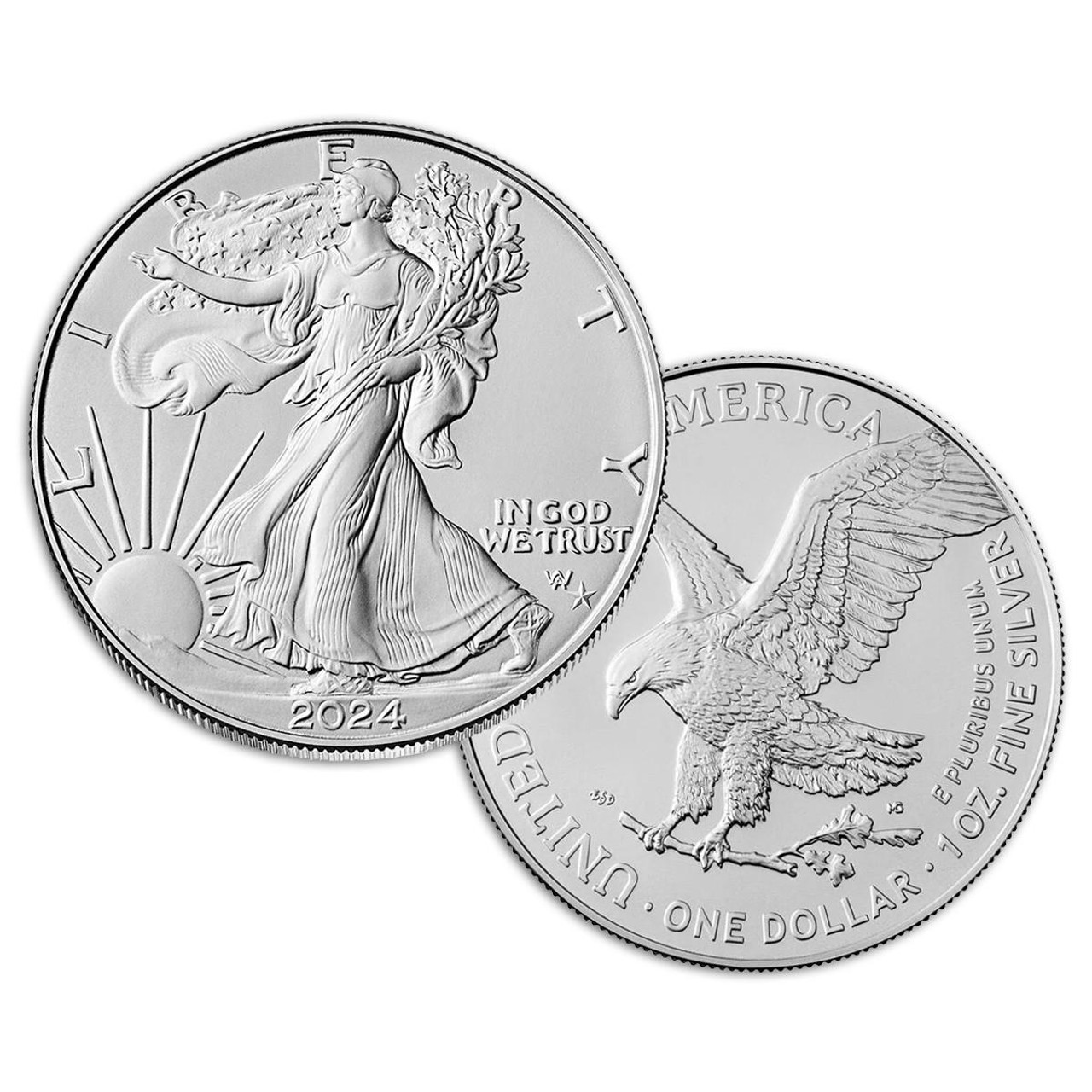 2024年　イーグル銀貨 FIRST STRIKE STAR privy Buy 2024 Star Privy American Silver Eagle Coin (BU) Online