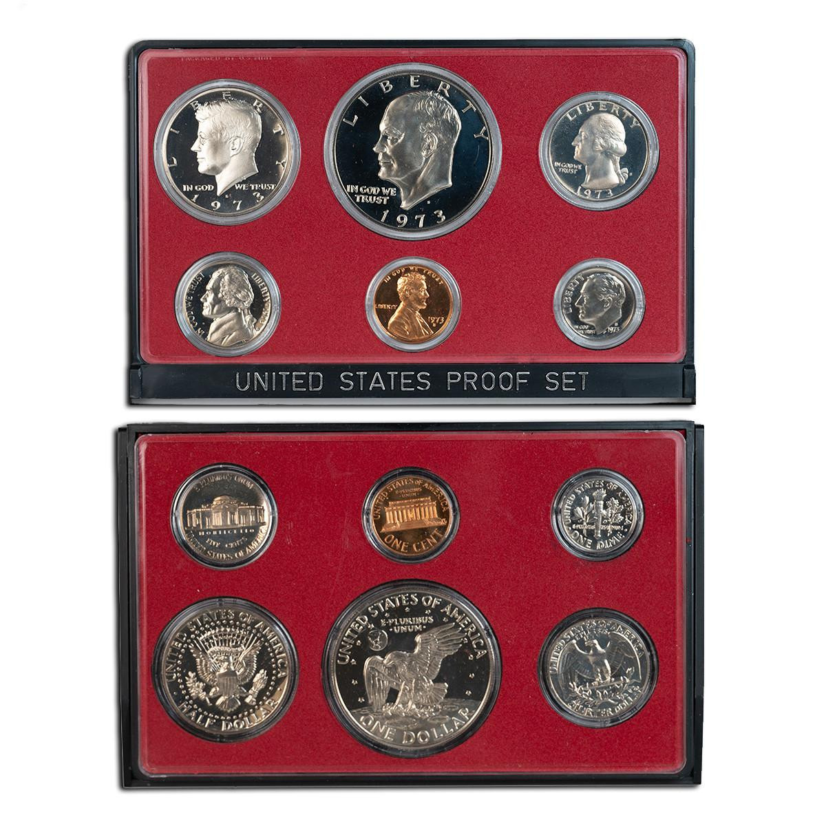 Buy 1973 Proof and Mint Set Pair - First of Its Kind Online
