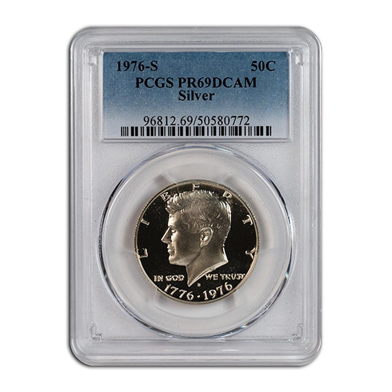 Buy 1976-S Silver Bicentennial Kennedy Half Dollar PCGS PR69