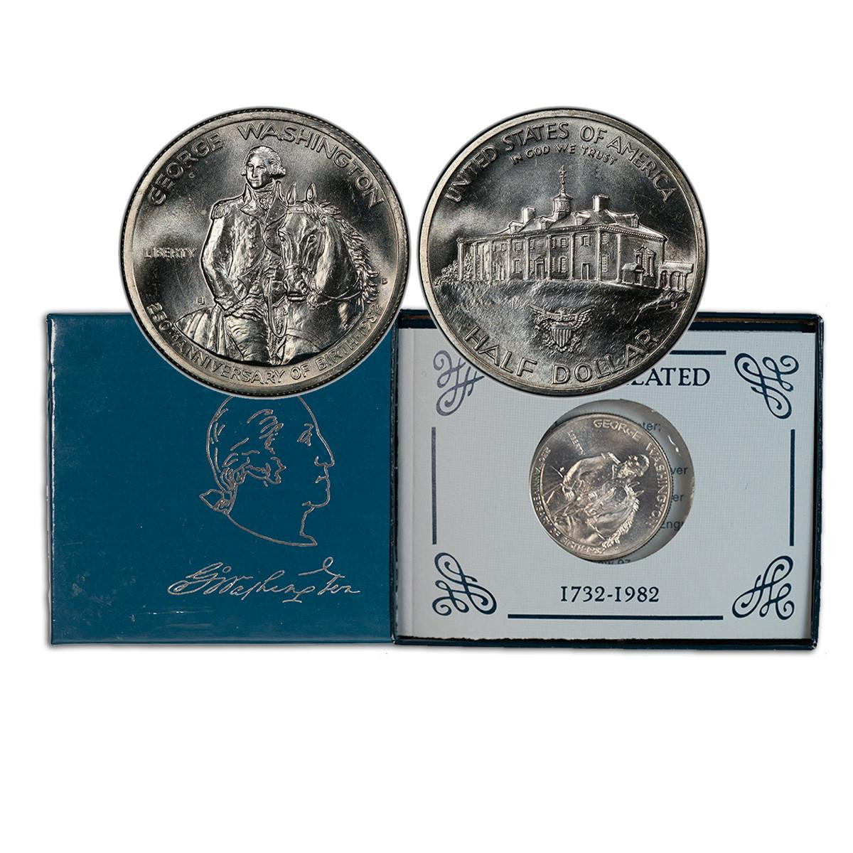 Buy 1982-D George Washington Half Dollar - GEM BU in OGP Online