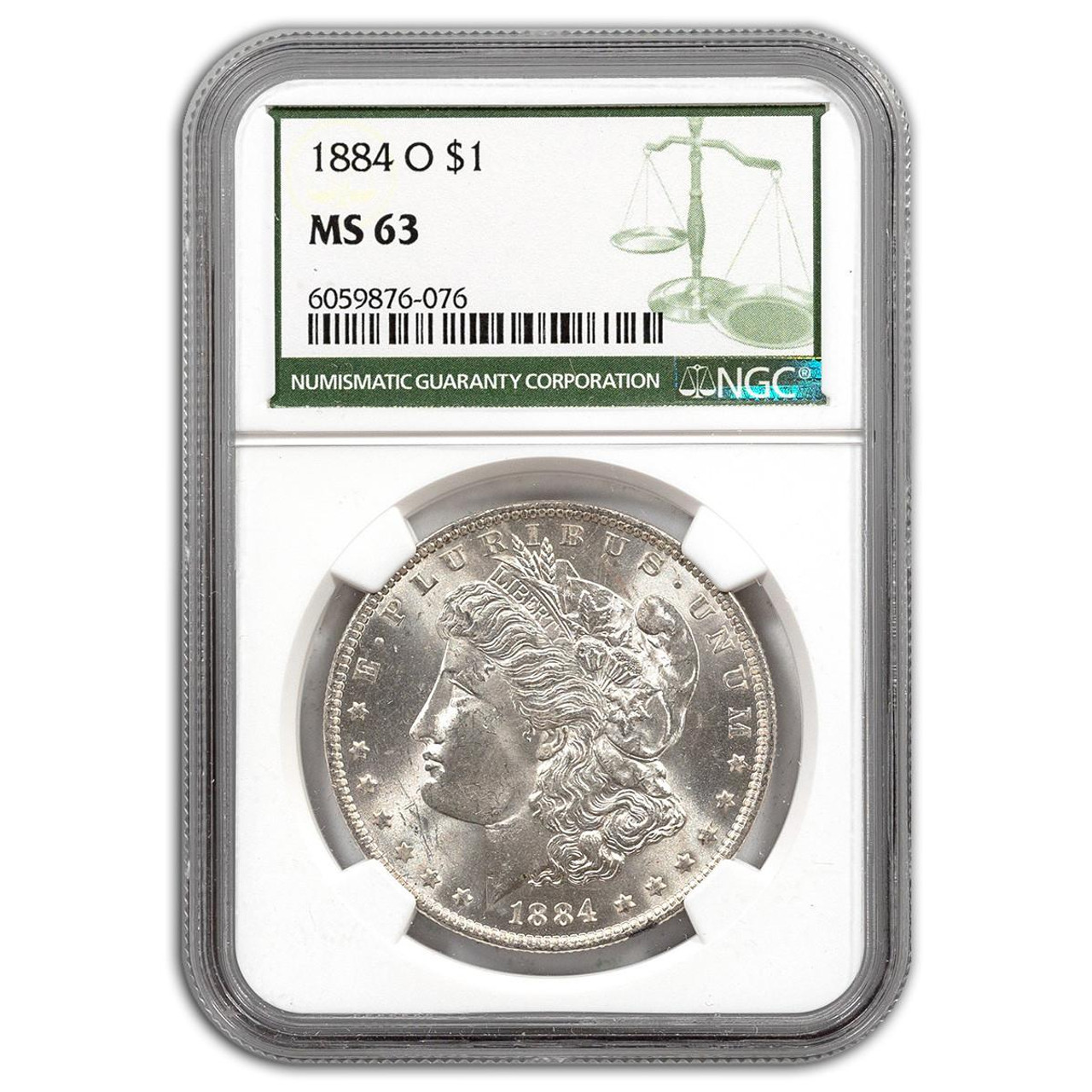 Buy 1884-O Morgan Dollar NGC MS63 - Green Label Online