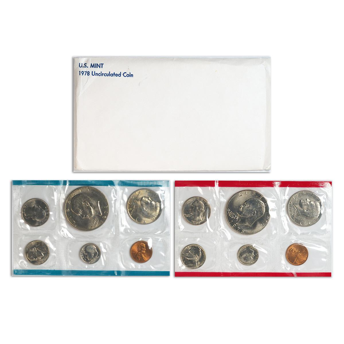 1978年 ミントセット 切手 USPS The Mint Set Buy 1978 U.S. Mint Set | Bullion Shark Authorized Rare Coin Dealer