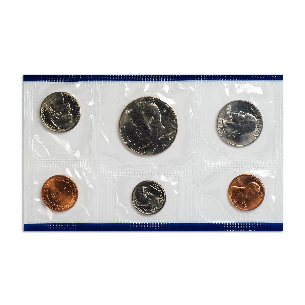 Buy 1986 U.S. Mint Set | Bullion Shark Authorized Rare Coin Dealer
