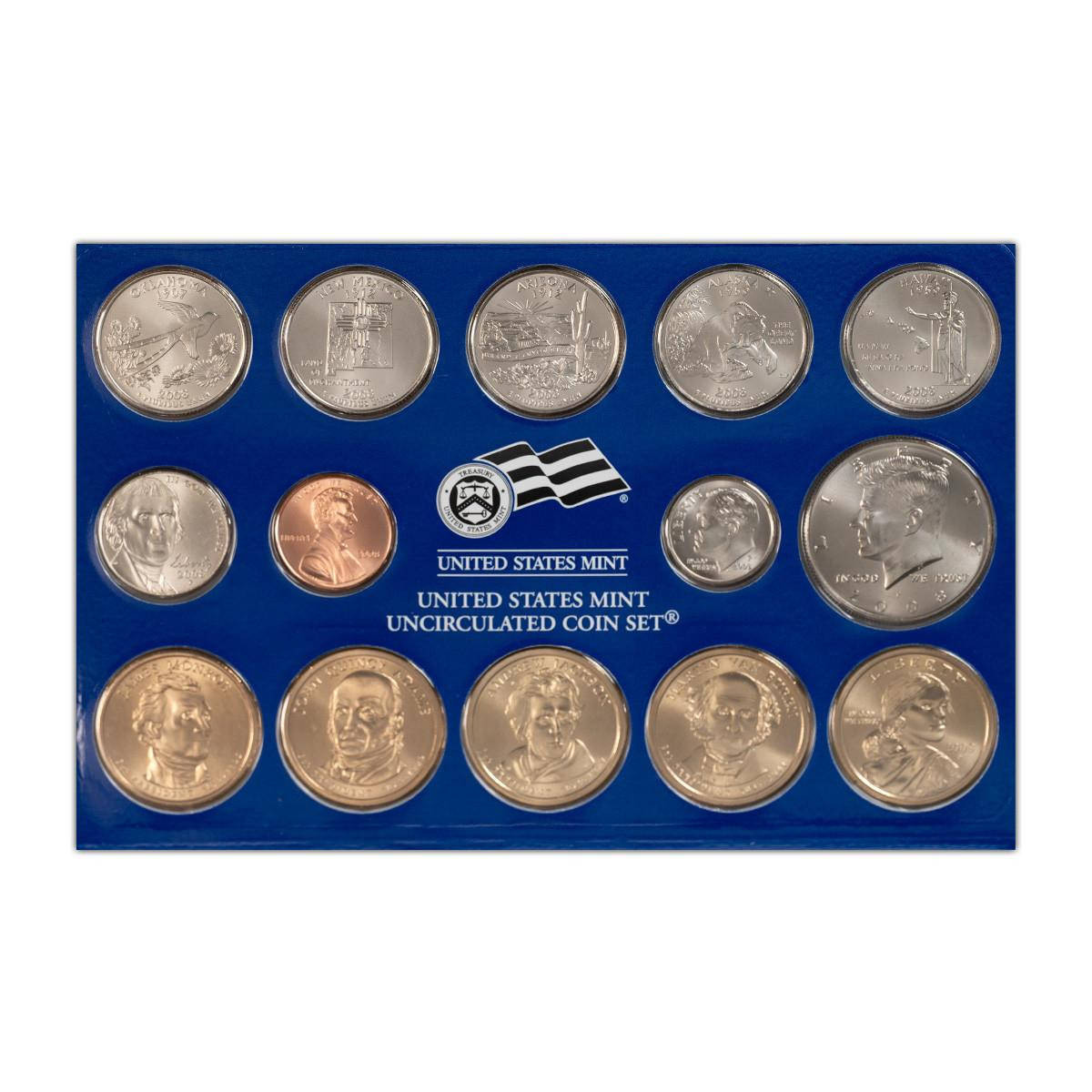 Buy 2008 U.S. Mint Set | Bullion Shark Authorized Rare Coin Dealer