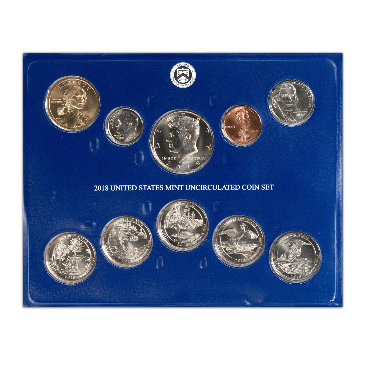 Buy 2018 U.S. Mint Set | Bullion Shark Authorized Rare Coin Dealer