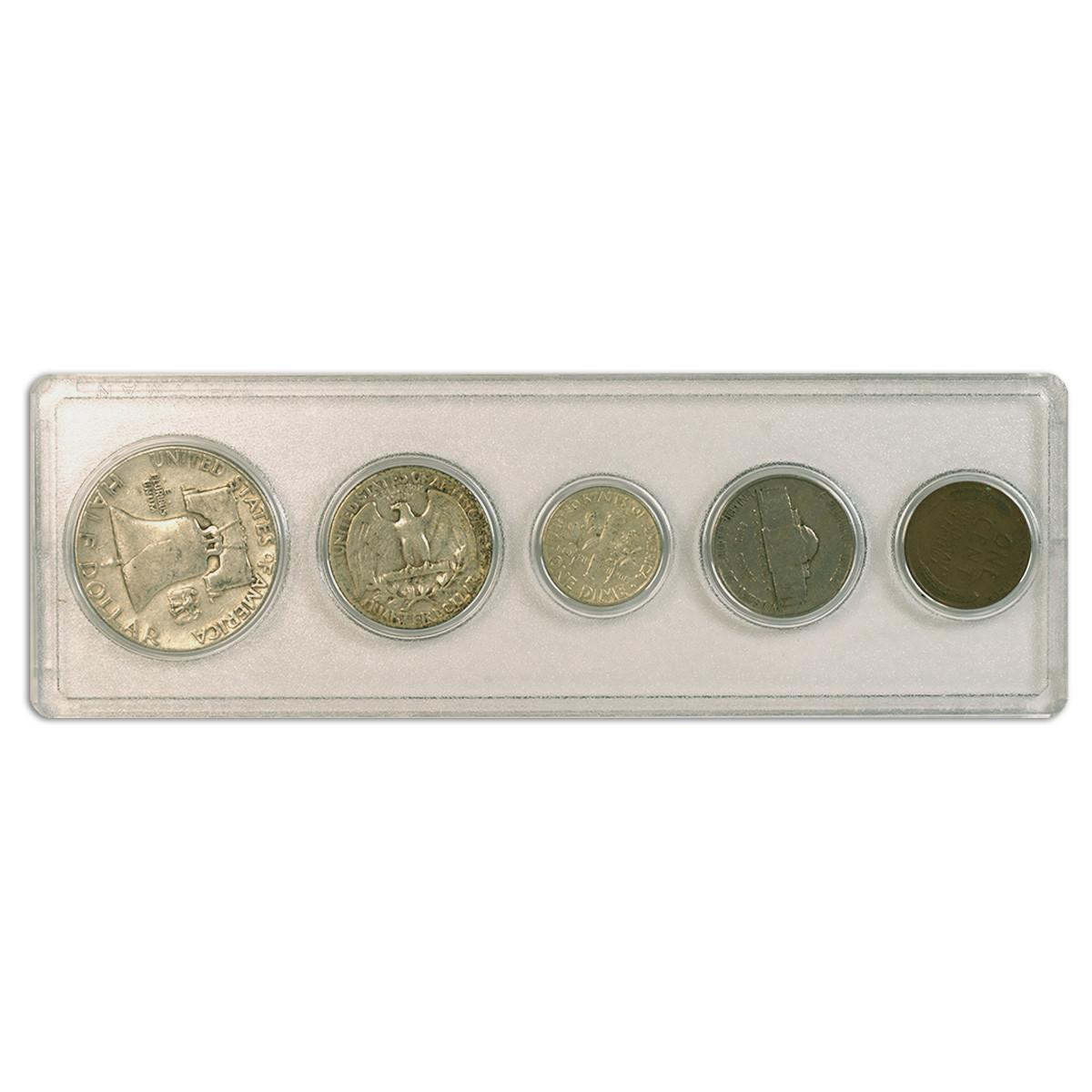 1951 Year Set 5 Coins in Very Fine or Better Condition