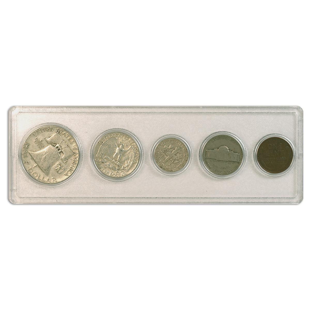 1952 Year Set 5 Coins in Very Fine or Better Condition