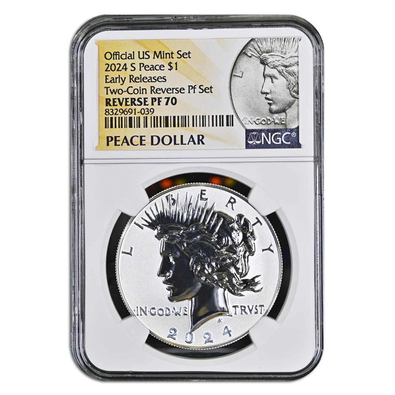 2024-S Peace Dollar NGC rev PF70 Early Releases