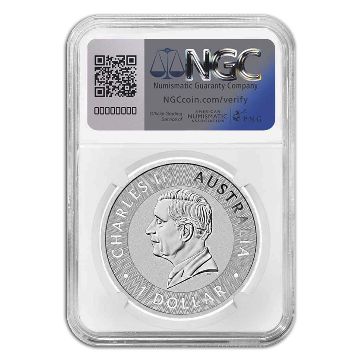 2025 1 oz Silver Kangaroo NGC MS70 Early Releases