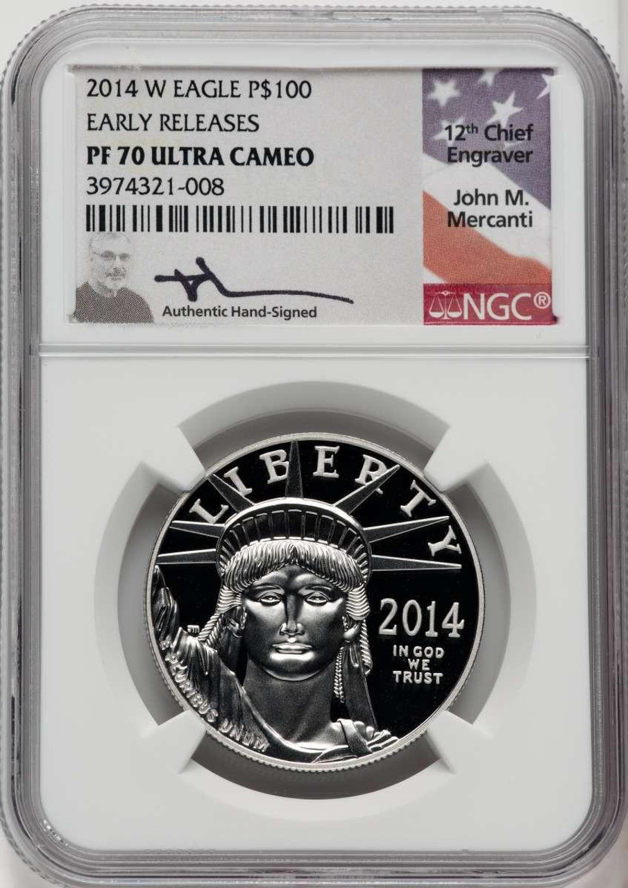Bullionshark 2014-W $100 Modern Bullion Coin NGC PF70 UCAM    - HAT767266068