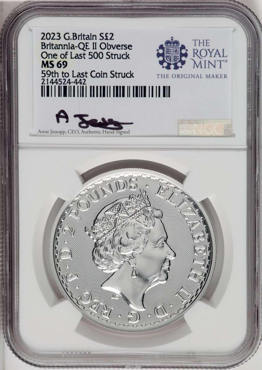 Bullionshark 1000 MS Royal Succession Coin NGC MS69   - HAT765076025