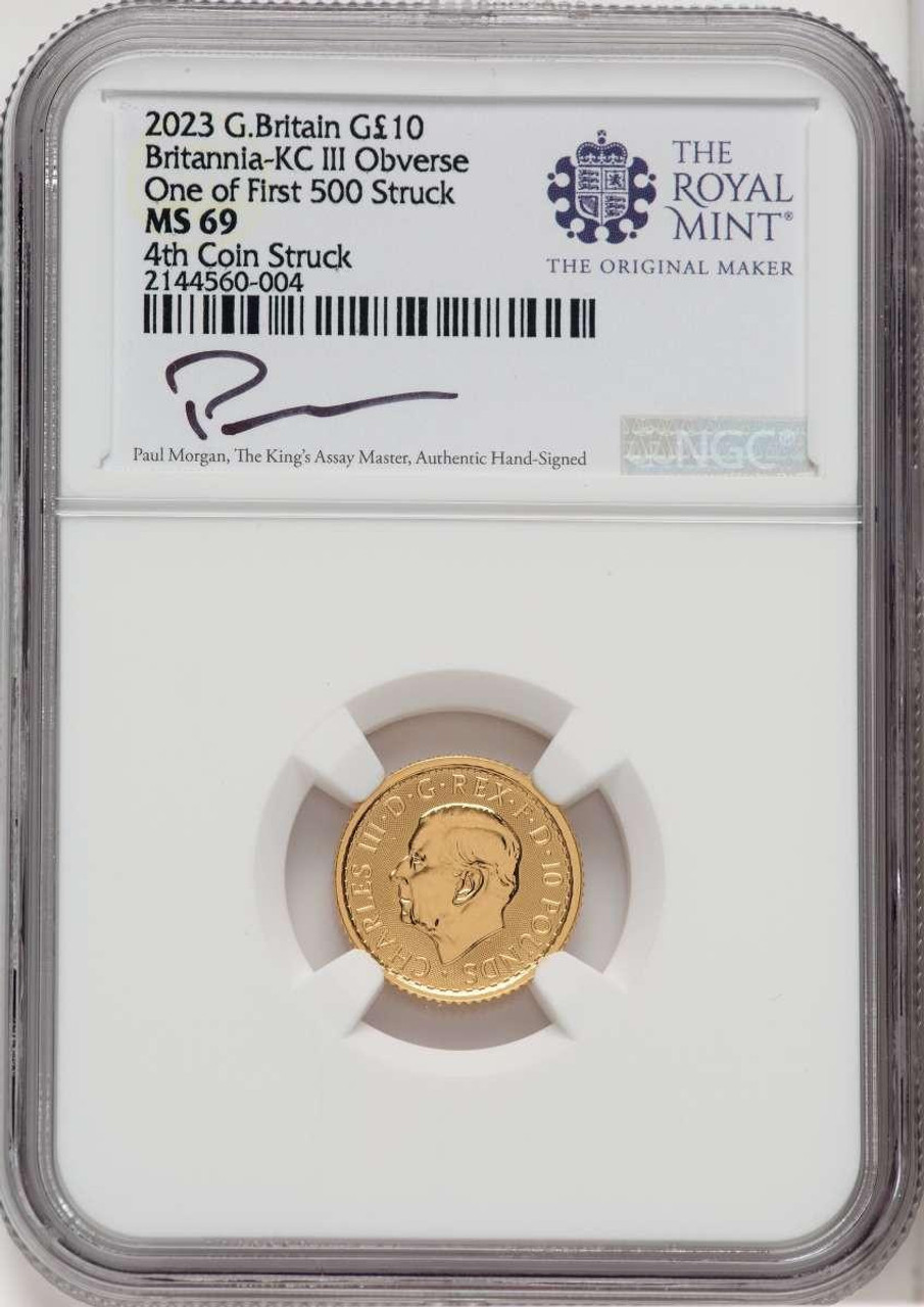 Bullionshark 1000 MS Royal Succession Coin NGC MS69   - HAT765076084