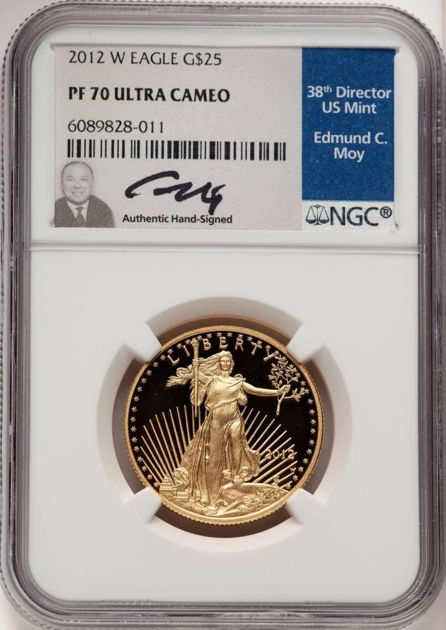 Bullionshark 2012-W $25 Modern Bullion Coin NGC PF70 UCAM    - HAT520691001