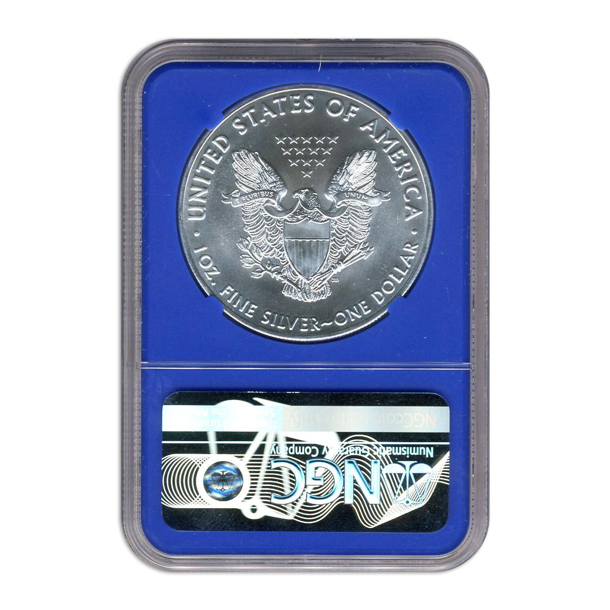 2016 (P) Silver Eagle NGC MS69 - Rare Philadelphia Issue