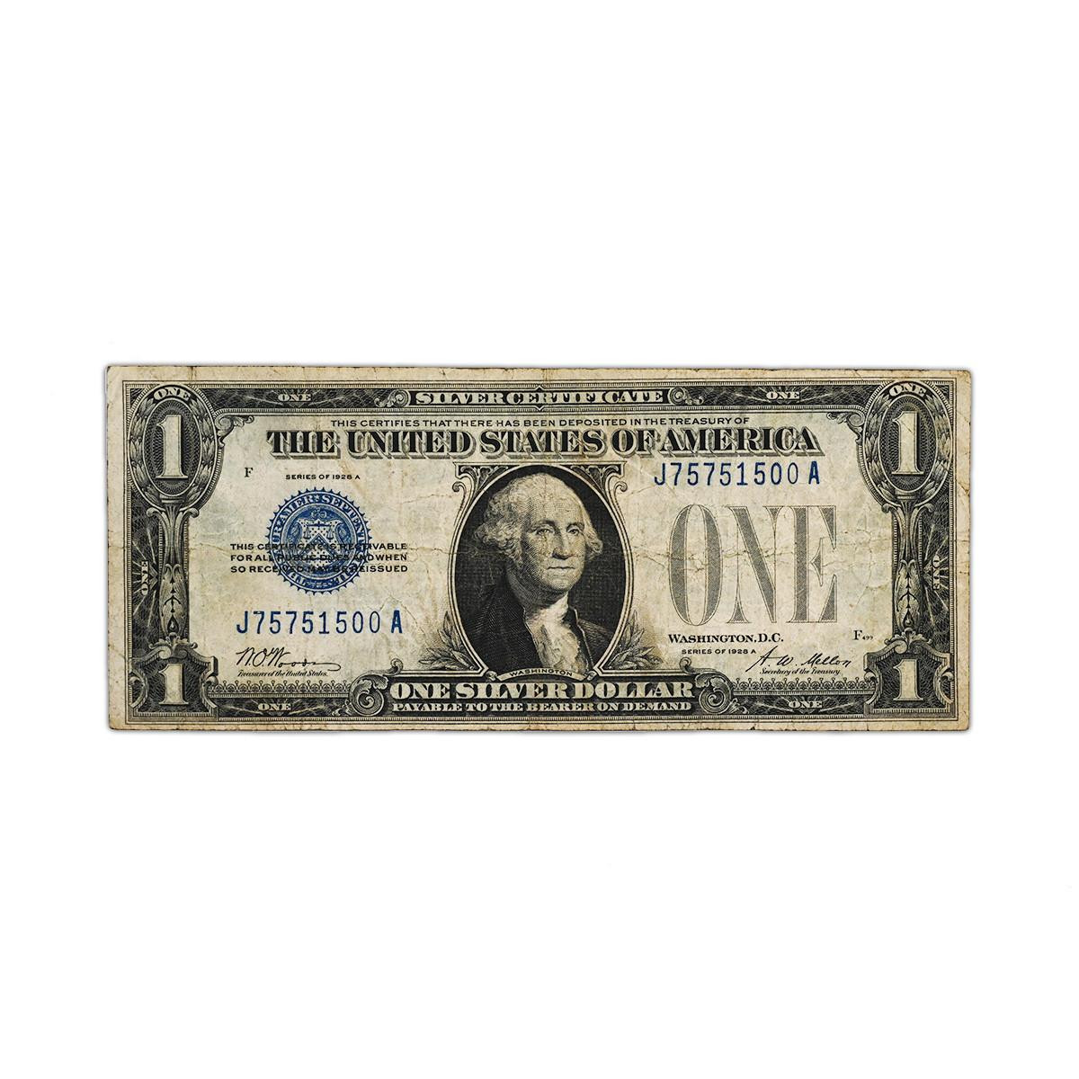 Funny Back Silver Certificate 2pc Set - 1928 & 1934