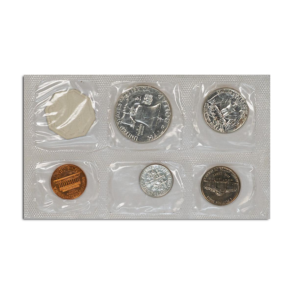 1950s Shiny Bright 6個セット & 1960s 11個セット 1960 Proof Set - Small Date Variety