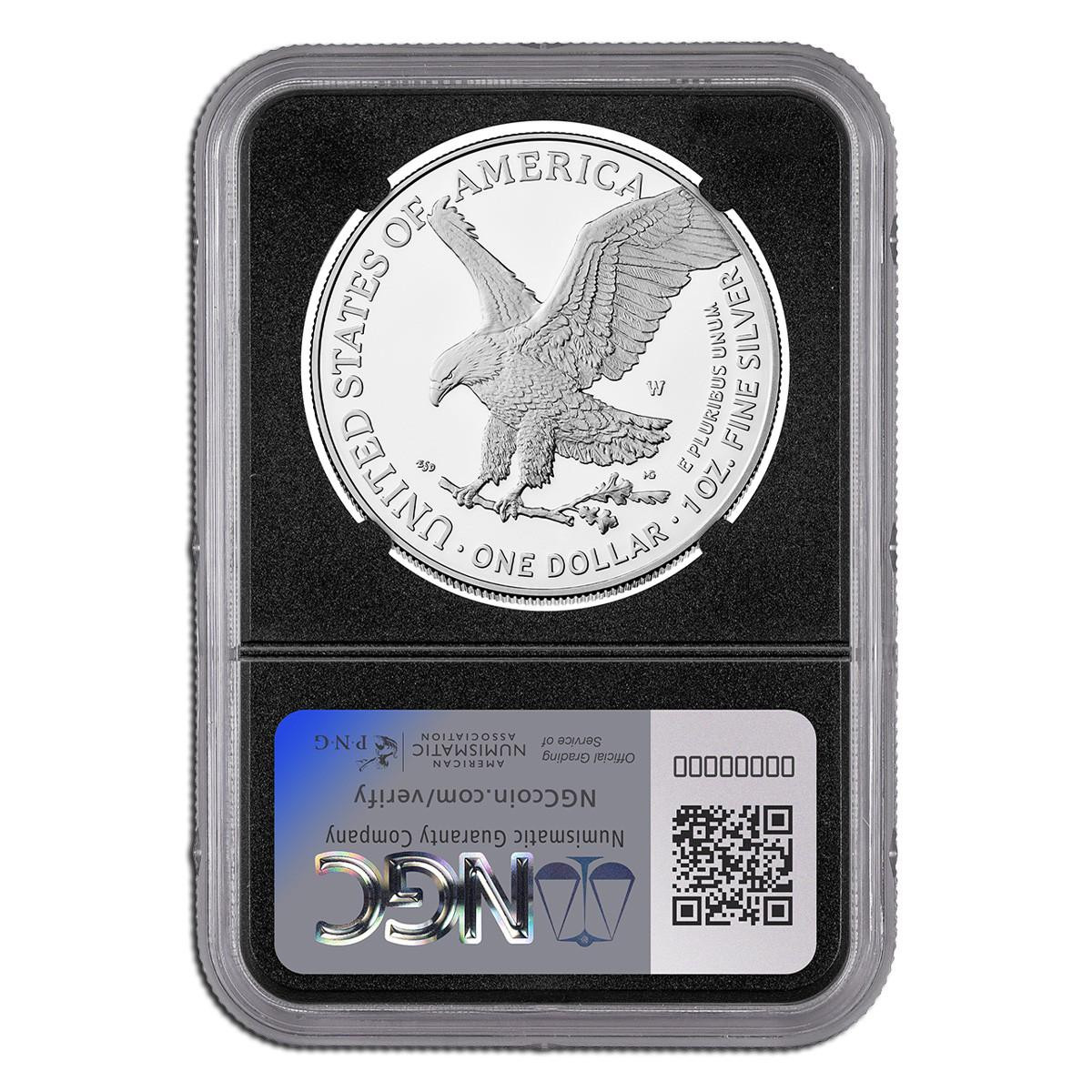 2025 Army Privy Silver Eagle NGC PF70 UCAM - Black Label 1 of 100