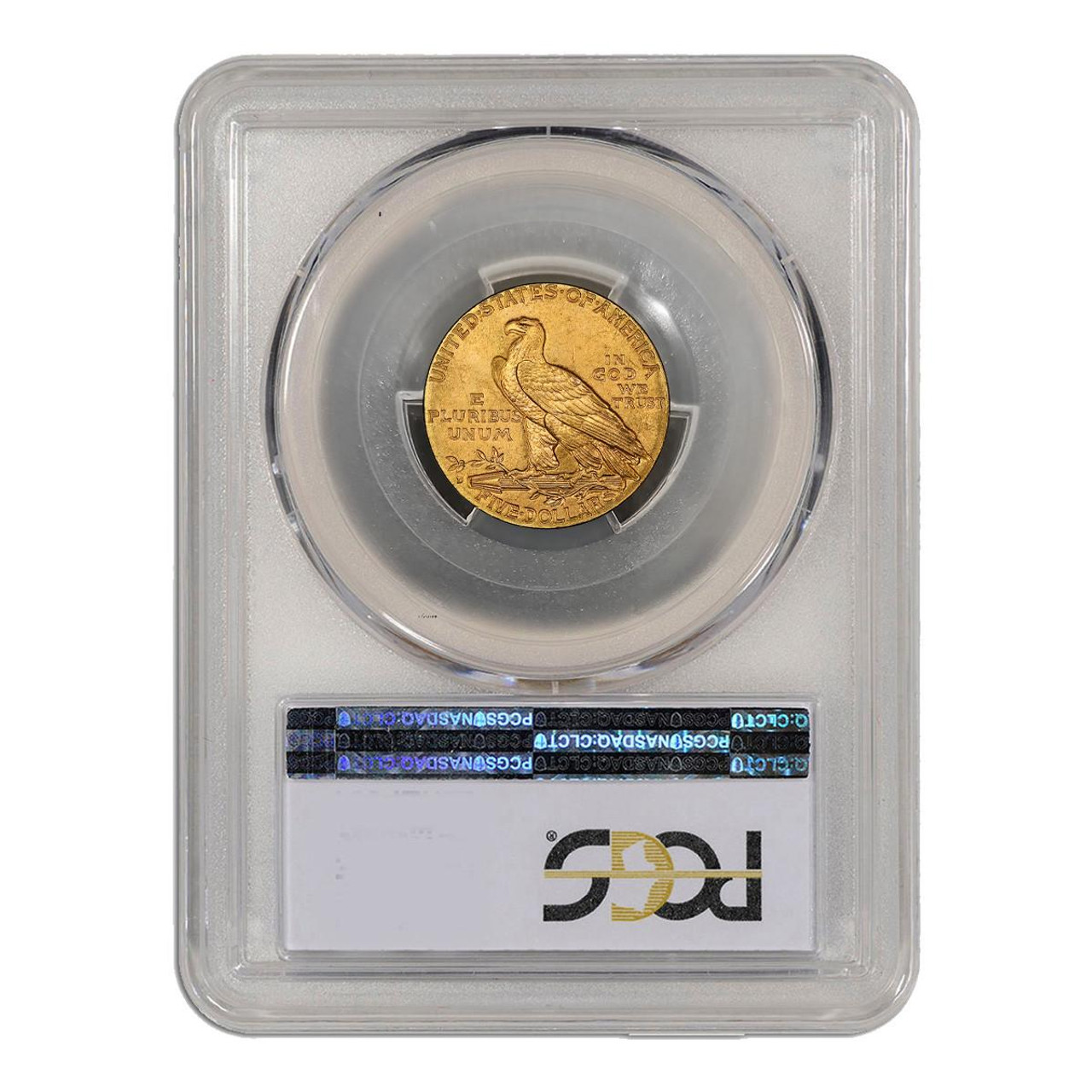1909-D $5 Gold Indian PCGS MS63