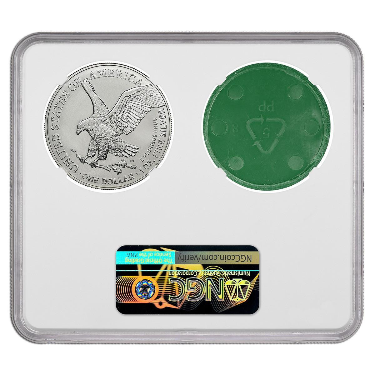 2025 (P) Silver Eagle NGC MS70 Eagle Privy Curio Collection w