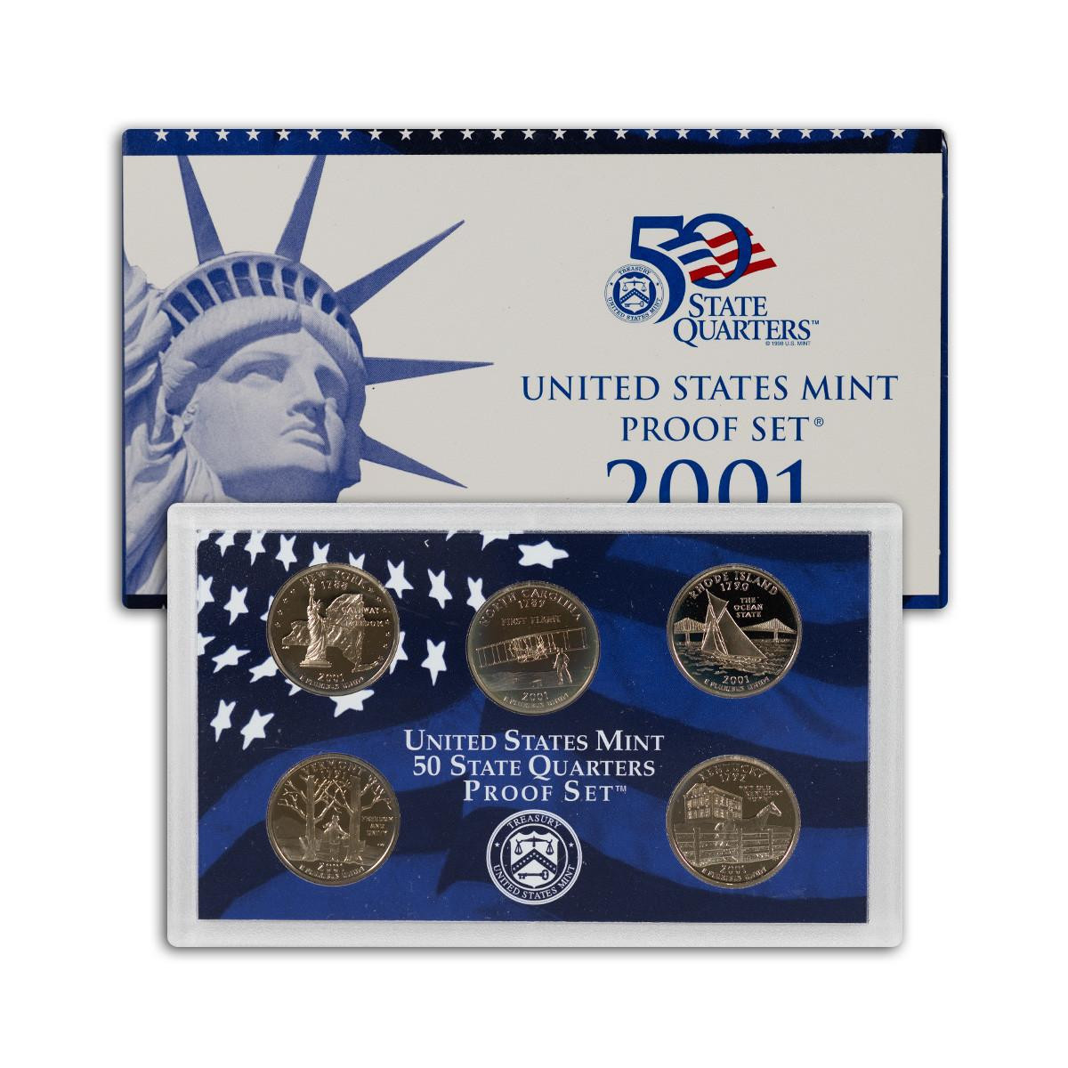2001 U.S. Proof Set - Bullion Shark Rare Coin Dealer