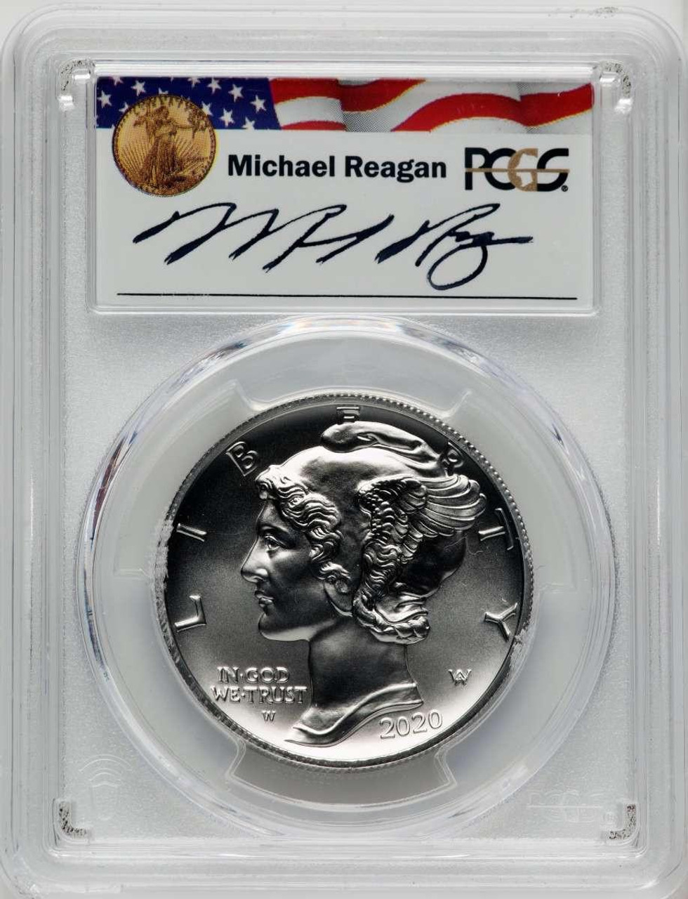 Bullionshark 2020-W $25 Palladium Eagle Coin PCGS MS70, First Day of Issue - HAT772671061 
