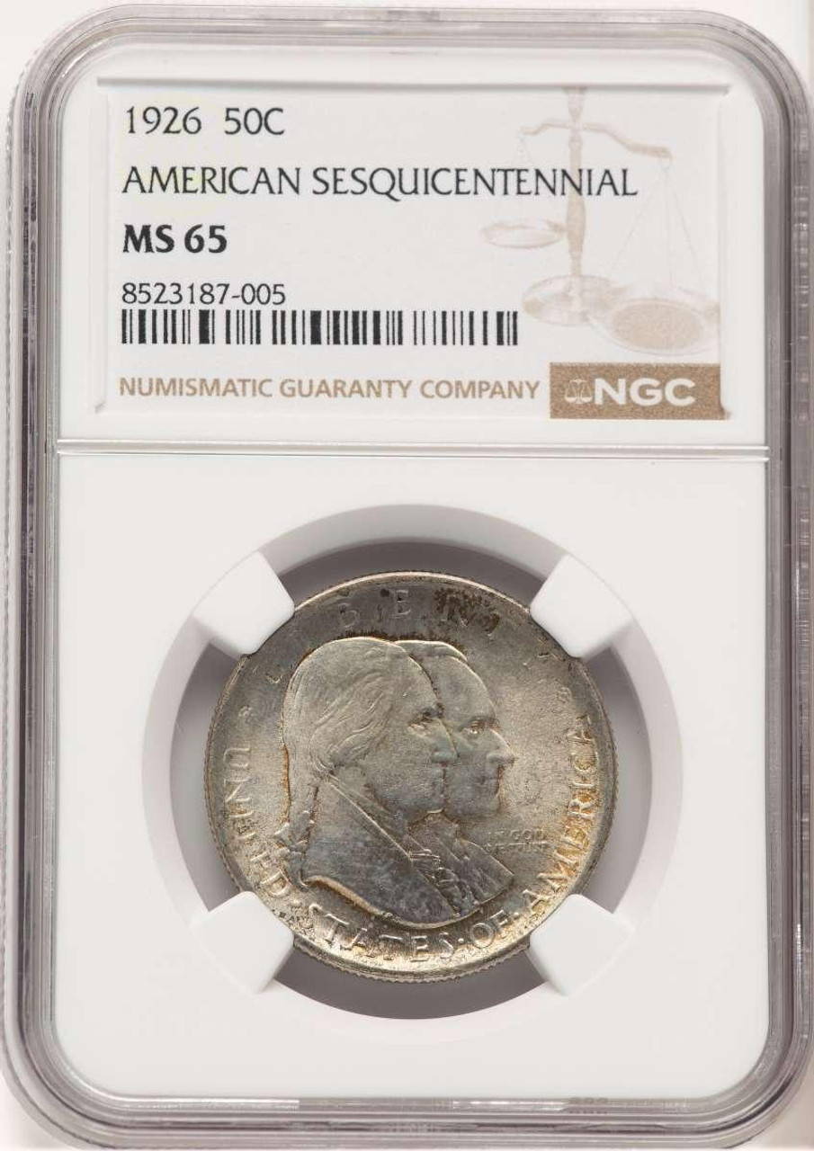 Bullionshark 1926 50C Commemorative Silver Coin NGC MS65   Sesquicentennial - HAT777130021 