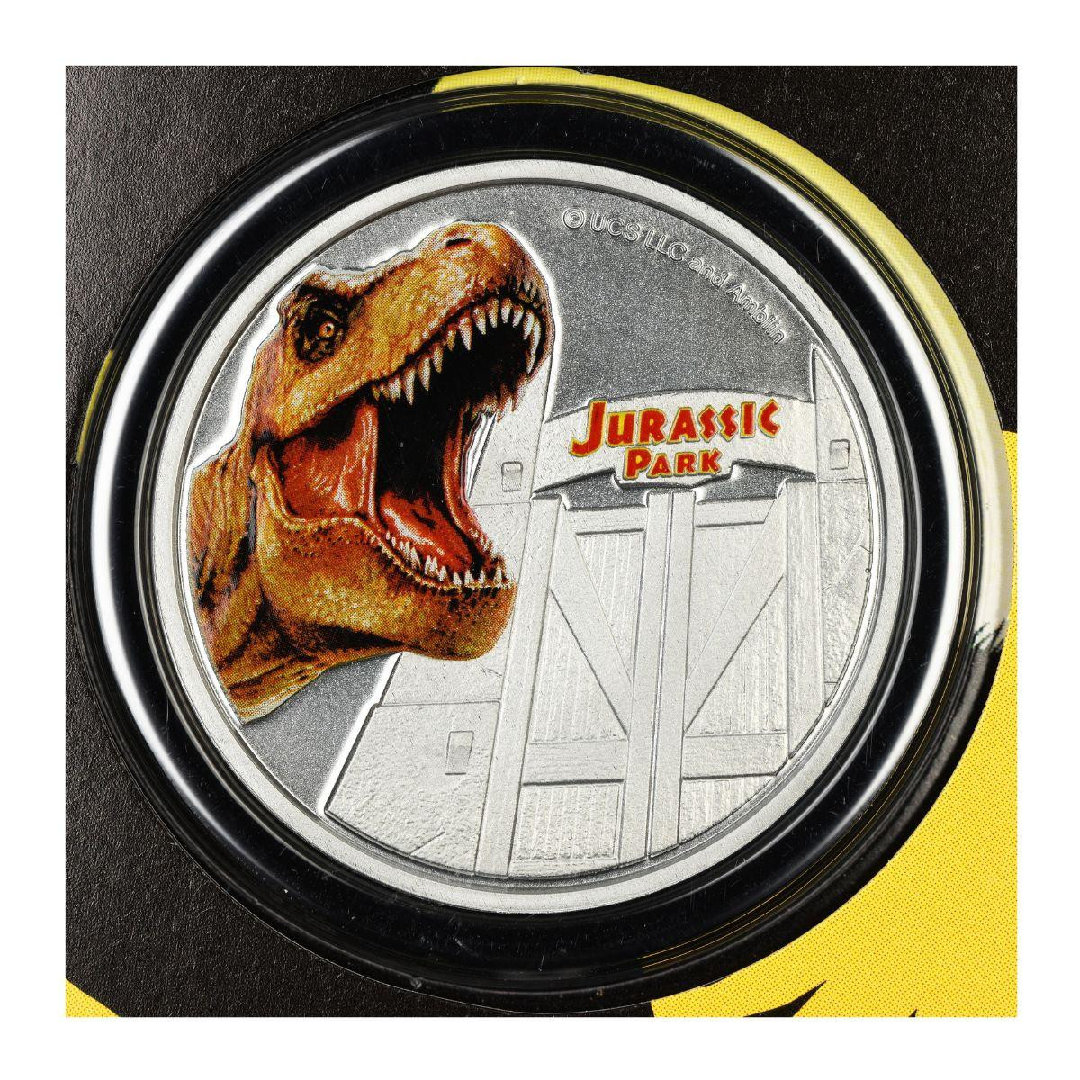 2025 Niue Jurassic Park Coin & First Day Cover Stamp Set